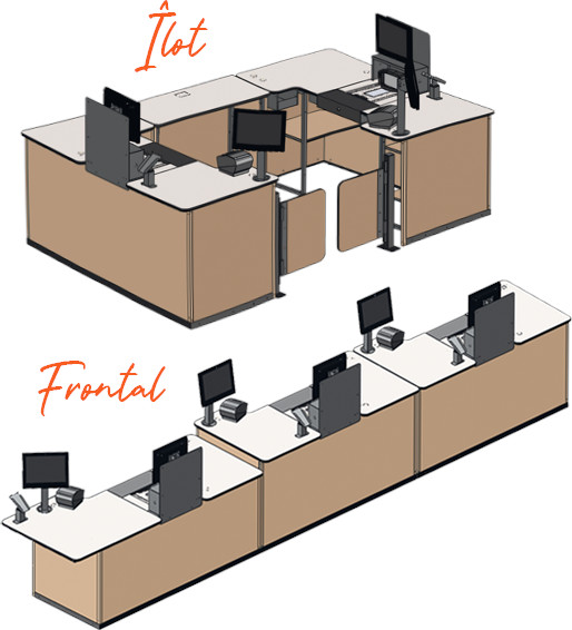 3d checkout furniture